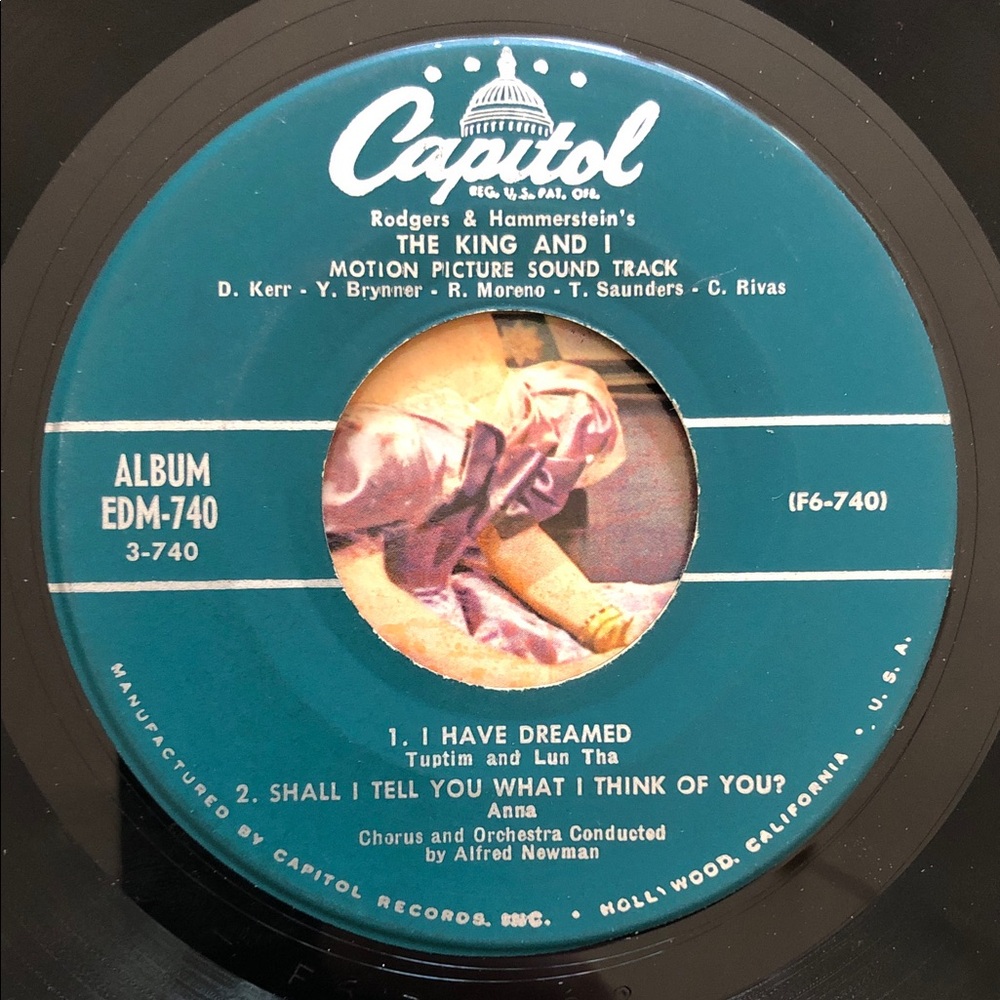 The King and I Soundtrack Vinyl Vinyl 45 4x Record Set '56 - Picture 10 of 16